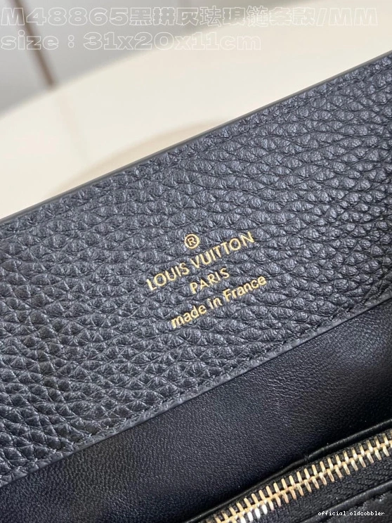 Official oldcobbler LOUIS CAPUCINES BB-31.5*20*11CM VUITTON 0727